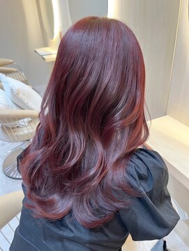 ロンド アンブル 四条烏丸(Lond ambre) 平野実花/暖色カラー/ピンクカラー/春カラー/ブリーチなし