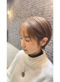 大人かわいいショートボブスタイル
