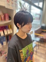 ヘアーワークス ボナ(HAIR WORKS bona.) 赤みを効かせた◎おしゃれショート/レッドブラウン/艶感