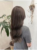 大人ボブレイヤーカットアッシュカラーダブルカラーおしゃれ女子