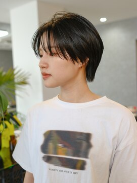 ジュール(JOULE'S) ハンサム/黒髪ショート/ショートヘア/マッシュ/センターパート