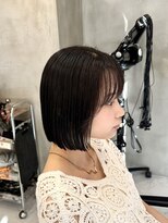 エリマ 調布(elima)&nbsp;調布レディースカットコスメストレート切りっぱなしボブミニボブ