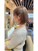 前下がりボブ