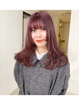 ニコ サガ(NIKO Saga) 佐賀/暖色カラー/ピンクカラー/レイヤーカット/ボブカット