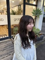 ヘアーサロン グラブ(hair Salon grab)&nbsp;韓国風ゆるウェーブロング