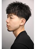 テーパーフェード×ダウンバングショート