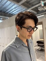 モンルル プル(mon loulou + plus)&nbsp;メンズショート、かきあげショー、センターパート
