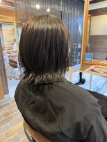 テントヘアー(tent hair)&nbsp;ナチュラルにまとまるミディアムレイヤー