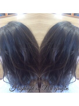 ヘアーメイク トレコローリ(hair make trecolori) 【trecolori津田沼】ハイライト オン パールグレージュ