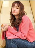 【kate】大宮　オレンジベージュ×波ウェーブ