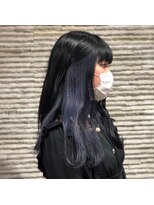 ビス ヘア アンド ビューティー 西新井店(Vis Hair＆Beauty) デザインカラー/大人かわいいインナーカラー/ブルーアッシュ♪