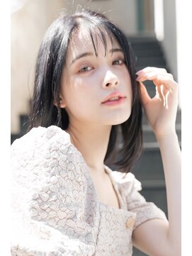 シエナ 渋谷(Siena) Siena シアーブラック×ミディアムボブ　渋谷