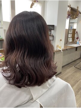 ヘミ(hemi) 艶カラー×ラズベリーブラウン