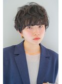 大人可愛い小顔ショート/ベリーショート/パーマ/大人ショート