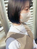 ネオリーブ アンド 渋谷店(Neolive &)&nbsp;【韓国/ボブ】まとまり顎下ボブ