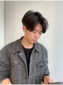 【石河安奈】モテ髪イケメンメンズセンターパート/艶髪マッシュ