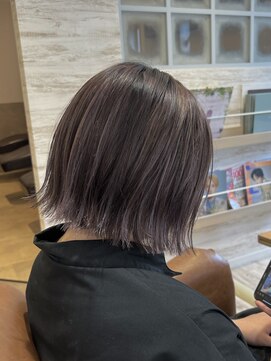 ラボヌールヘアー 宇都宮店(La Bonheur hair) MIXカラー×切りっぱなし【宇都宮駅/インナーカラー】