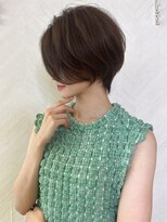 ロンド ストラーダ 心斎橋(Lond strada)&nbsp;ショート×ハイライト白髪ぼかし×マチルダボブ[心斎橋]