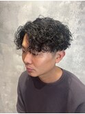 大人気波巻きスパイラルパーマ1