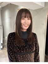 ローレン(LOREN)&nbsp;グレージュカラーミルクティーカラーインナーカラーダブルカラー