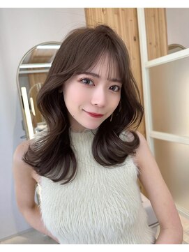 アフロートリノ(AFLOAT Leino) 大人可愛いミディアムヘア くびれヘア レイヤーカット