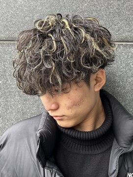 ロンドガルマン 名古屋(Lond GULLMAN) 【Lond GULLMANSEIYA】波巻き×ハイライト×マッシュ