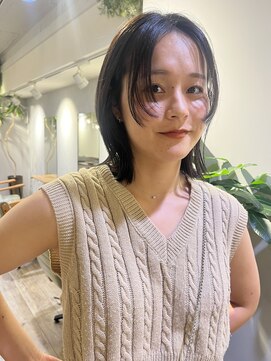 ガーランドギンザ(Garland Ginza) 顔まわりレイヤー/ステップカット/透明感カラー