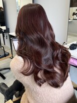 アリュウル 表参道 青山(Allure)&nbsp;大人可愛い艶カラー＊ワインレッド/レイヤーカット/ブリーチ無し