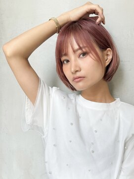 ロンドエニカ 大宮(Lond enika) 前髪カタログアンブレラカラーこなれミディウェーブパーマ大宮