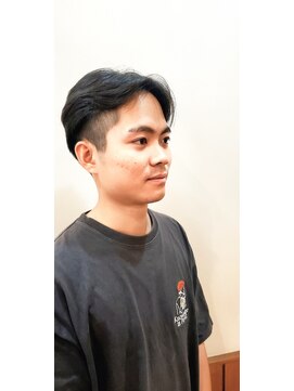 松本平太郎美容室 浦安店 センターパート2ブロック/30代40代50代60代