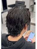 サーフカール×センターパート×海外ヘア×黒髪