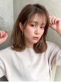 【NEW OPEN】小顔前髪あり後れ毛サイドバングメルティカラー