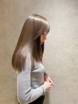 カインド 南青山(hair&make up KIND)&nbsp;艶感こなれヘア愛され前髪メルティカラーウェーブミディアム