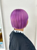 シャルティア 岩国(SHALLTIA)&nbsp;ハイトーン/ピンクバイオレット/ショートボブ/ビビッドカラー