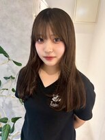 ムーン バイ ケンジ(moon by KENJE)&nbsp;（nanaka）顔周りナチュラルレイヤー/ブラウンベージュ