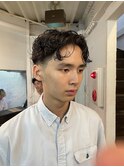 サーフカール/スパイキーショート/ブルーブラック/心斎橋