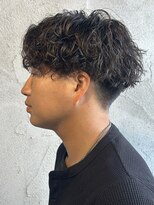 ニアウ 高崎店(Niau)&nbsp;ツイストスパイラルパーマメンズパーマセンターパートスパイラル