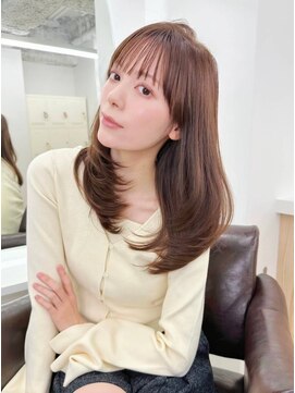 オーウェル 銀座(Owelle) 【Owelle 銀座】レイヤースタイルミルクティーベージュ