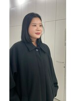 エンドリンク(endlink) ショートヘアくびれボブシルバーアッシュミディアムヘアボブ