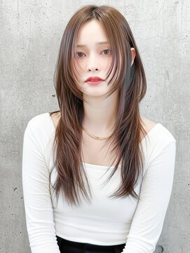 ニューヨークニューヨーク ピオレ姫路店(NYNY) 前髪なしレイヤーロング×艶髪カラー♪