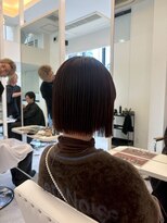 ジュベ 別府店(juve.)&nbsp;別府ショートボブ顔まわりレイヤーカット髪質改善カラー30代