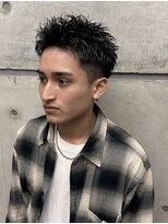 オーシャントーキョー ホワイト 原宿(OCEAN TOKYO WHITE)&nbsp;スパイキーショートベリーショート短髪アップバングフェード