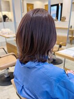 オートル 綱島店(AUTRE by FUGA hair)&nbsp;ミルキーカラー＊ミディアムレイヤー/外ハネボブレイヤー