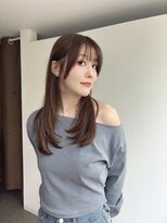 ヴィヴカウンター(VIVE counter)&nbsp;ブラウンベージュ,シースルー前髪
