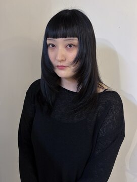 ワゴンヘアー(wagon hair) オン眉　レイヤーカット　ramuスタイル