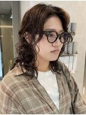 ウルフレイヤーくびれボブニュアンスパーマ大人可愛い川崎