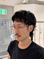 ステラ ヘア デザイン サロン(STELLA hair design salon)&nbsp;メンズパーマ×ウルフカット 【由比藤】