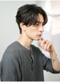 《CODE.LINE》ニュアンスルーズパーマメンズビジネスヘア毛流れ