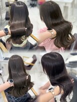 ヴィヴィッド オモテサンドウ(ViViD omotesando)&nbsp;顔周りカット ブラウンベージュ レイヤーカット 20代30代
