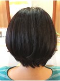 #ひし形ショートボブ